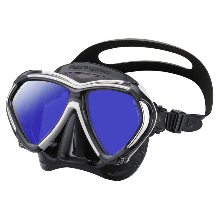 TUSA Paragon M2001SQB - Profi Tauchermaske schwarz/weiss, schwarz/weiss