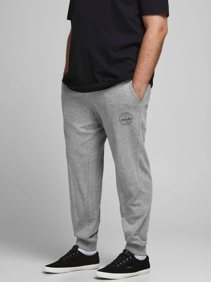 JACK & JONES Male Jogginghose Regular Fit Jogginghose XXL Light Grey Melange, XXL Light Grey Melange