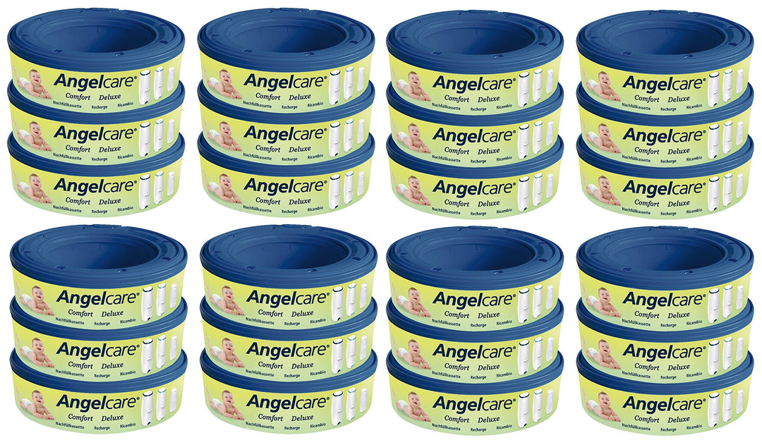 Angelcare 180400-24 24 Nachfüllkassetten Windeleimer Comfort und Deluxe, blau 24 Stück (1er Pack), 2