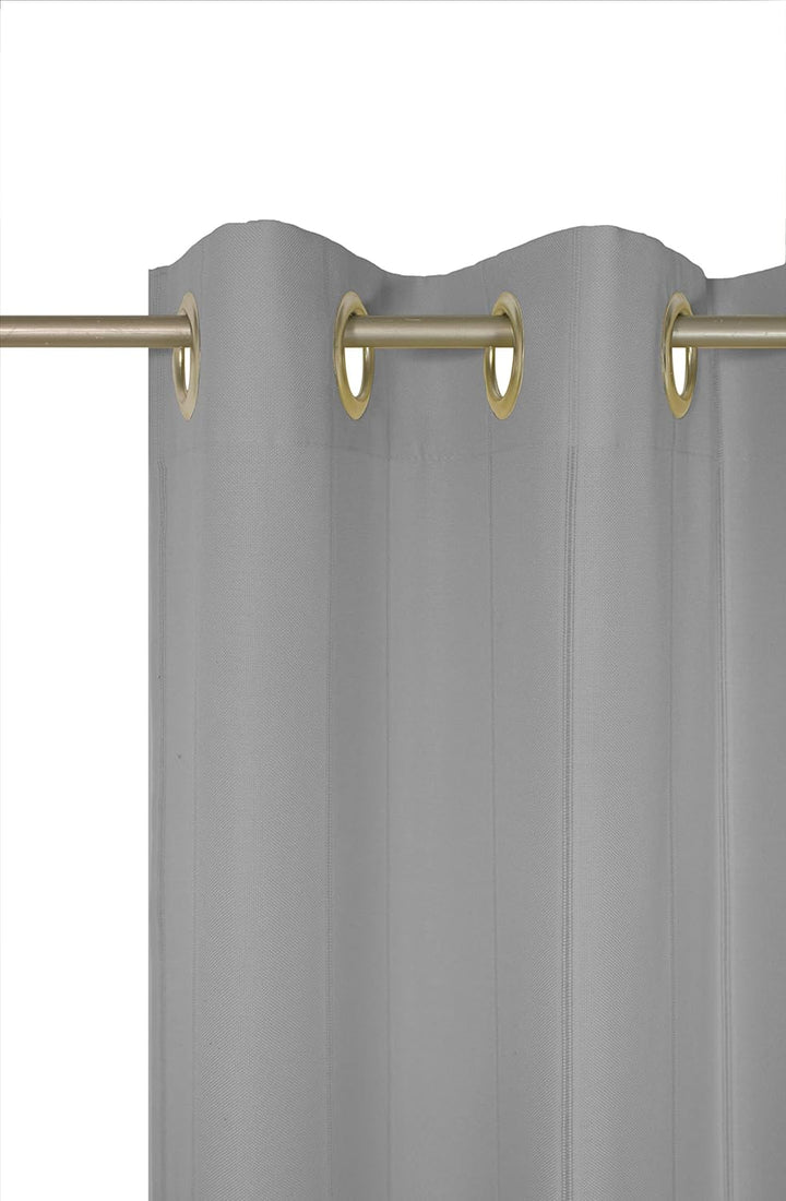 Wirth Fertigschal Felsted mit Ösen, Polyester, Grau, 150 x 132 cm Grau 150 x 132 cm, Grau 150 x 132