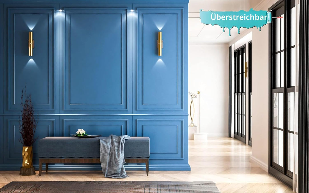 TriMold Peel und Stick Stuhl Rail Molding, selbstklebende Wand Trim für Home Decoration für Wandschu