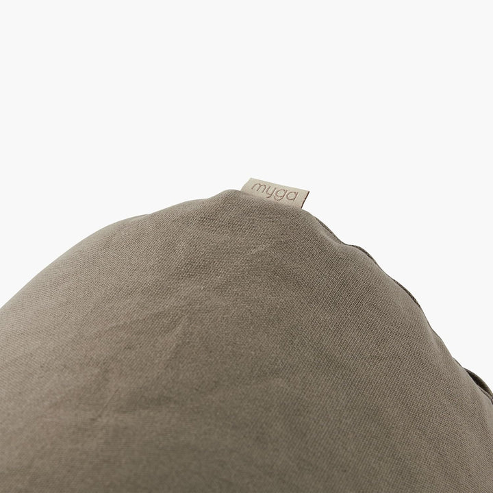 Myga Buchweizen Bolster Kissen | Ergonomisches Yoga- &amp; Meditationskissen | Abnehmbarer Bezug &amp; Natür