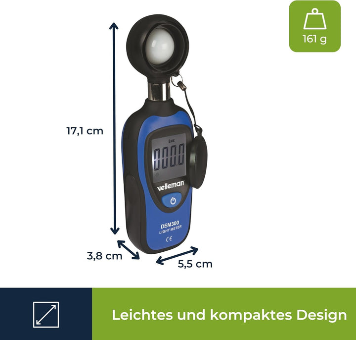 VELLEMAN - DEM300 Mini Luxmeter digital 169671