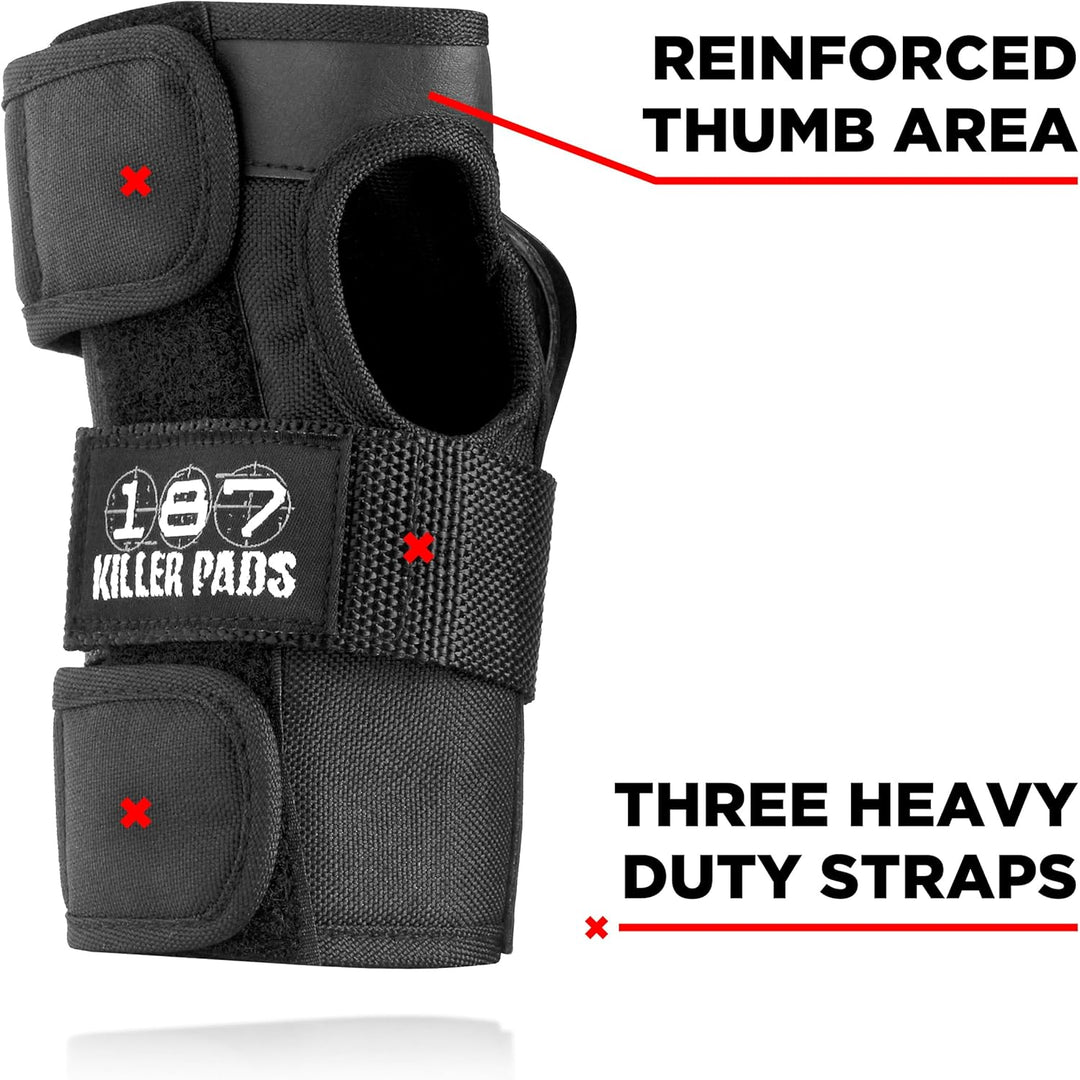 187 Wrist Guard Kids Wrist Protection Schwarz Für Kinder, Schwarz Für Kinder