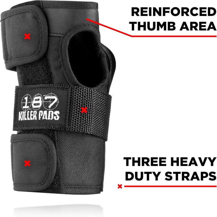 187 Wrist Guard Kids Wrist Protection Schwarz Für Kinder, Schwarz Für Kinder