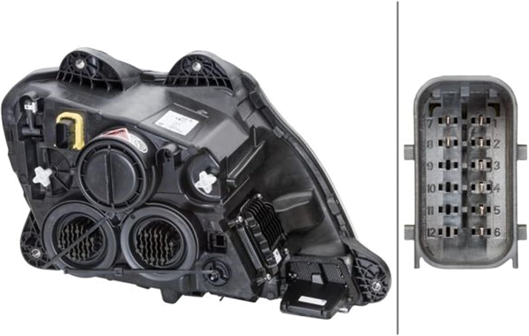 HELLA 1LX 010 116-791 LED/Halogen/FF Scheinwerfer - für u.a. DAF XF FTP 410, FTR 410, FTS 410 - ECE