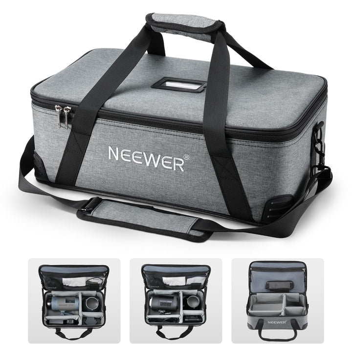 NEEWER Tragetasche mit beweglicher Schaumstoffpolsterung für Studio Light Vision 4 ML300 CB60 CB60B