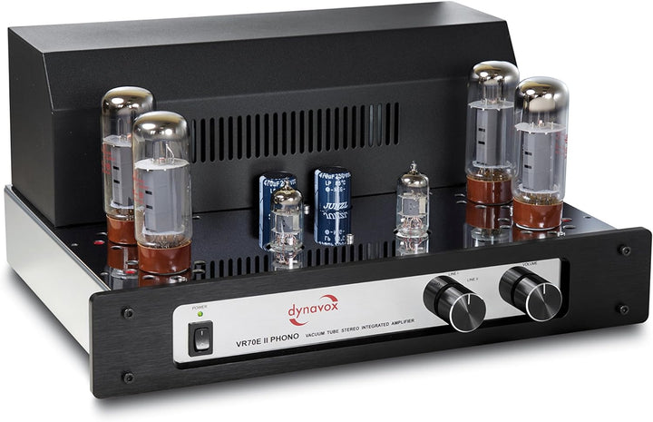Dynavox VR-70 E II Phono-Röhrenvollverstärker chrom, Chrom
