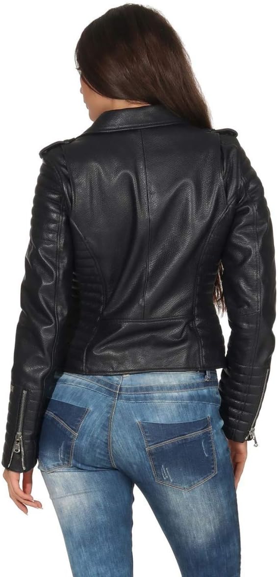 Hollert Damen Lederjacke GRAZA Lammnappa Echtlederjacke Bikerjacke Übergangsjacke versch, Farben Sch