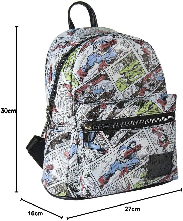 Artesania Unisex-Erwachsene Mochila Casual Moda Marvel Tagesrucksack, Grau (Gris)