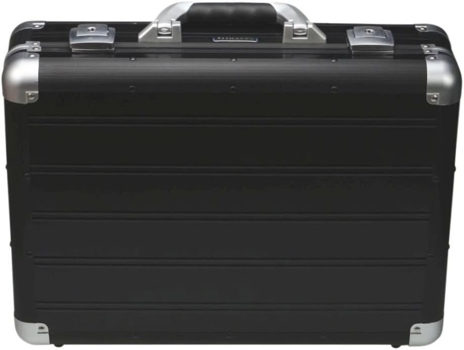 ALUMAXX 45164 Attaché Laptopkoffer Venture, Aktenkoffer aus Aluminium, Dokumentenkoffer Alu, Busines