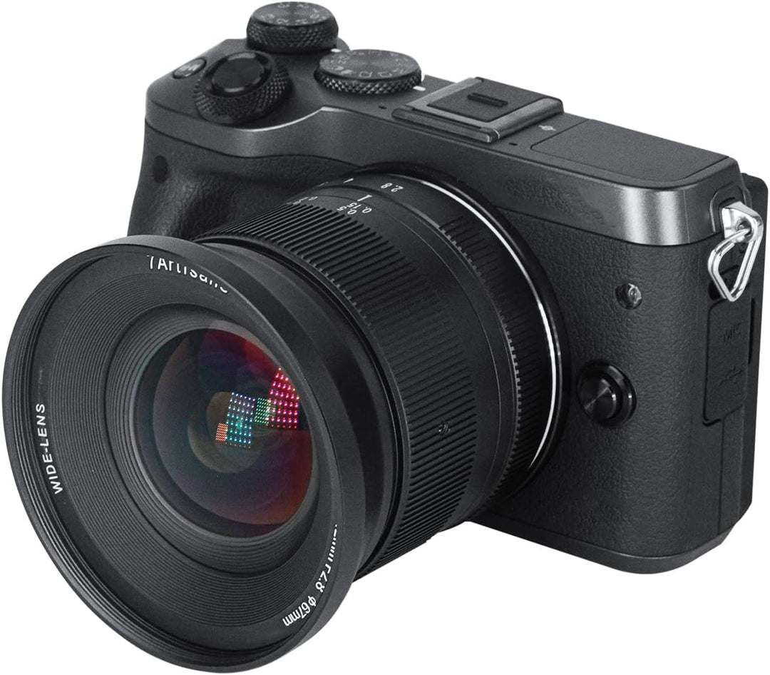 7artisans 12 mm F2.8 Mark Ⅱ Ultra-Weitwinkel APS-C Manueller Fokus Prime Objektiv kompatibel für Can