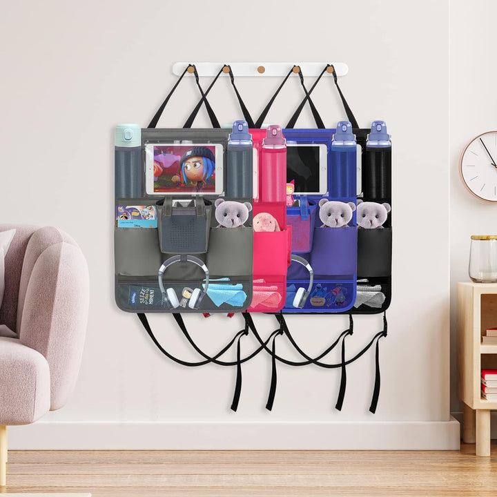 Annmore Auto Organizer für Toniebox Starterset, Rückenlehnenschutz Auto Kinder mit Halter für 10 Zol