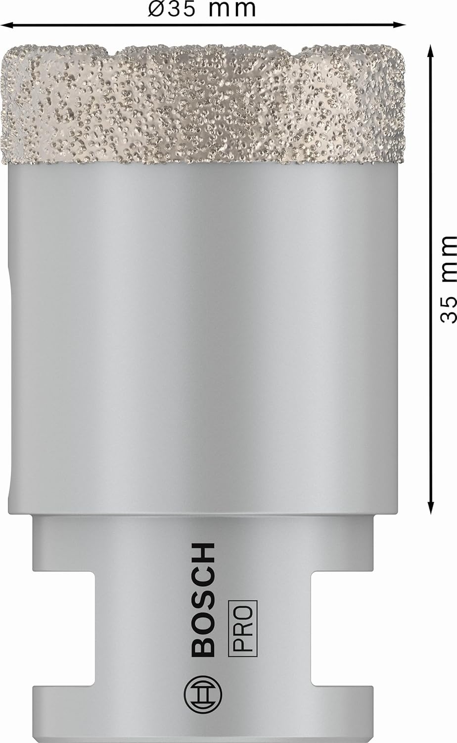 Bosch Accessories Bosch Professional 1x Diamanttrockenbohrer Dry Speed Best for Ceramic (für Trocken