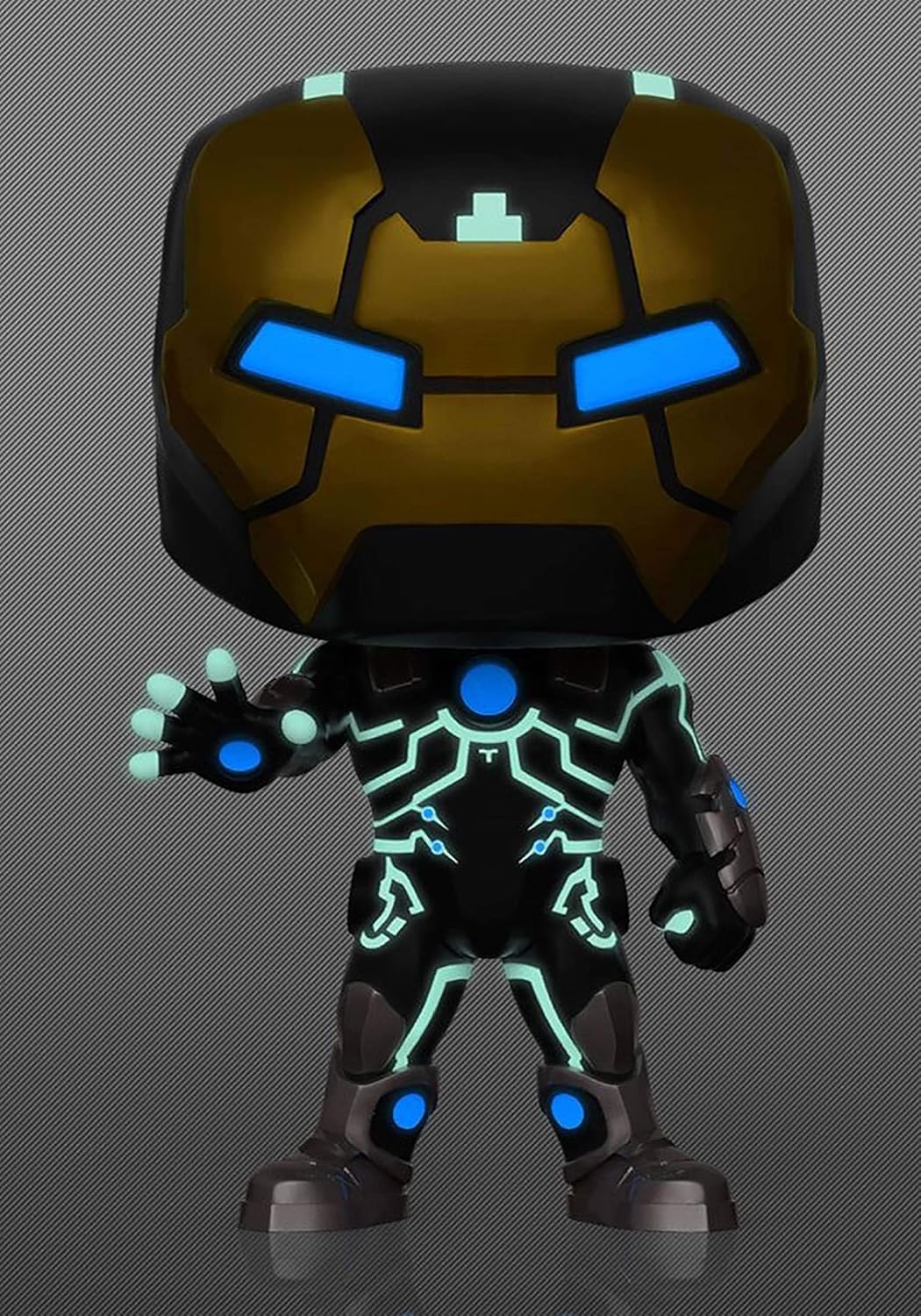 Funko Pop Marvel 80TH Iron Man Modell 39 Glanz im Dunkeln 43965 Handgelenke, Mehrfarbig