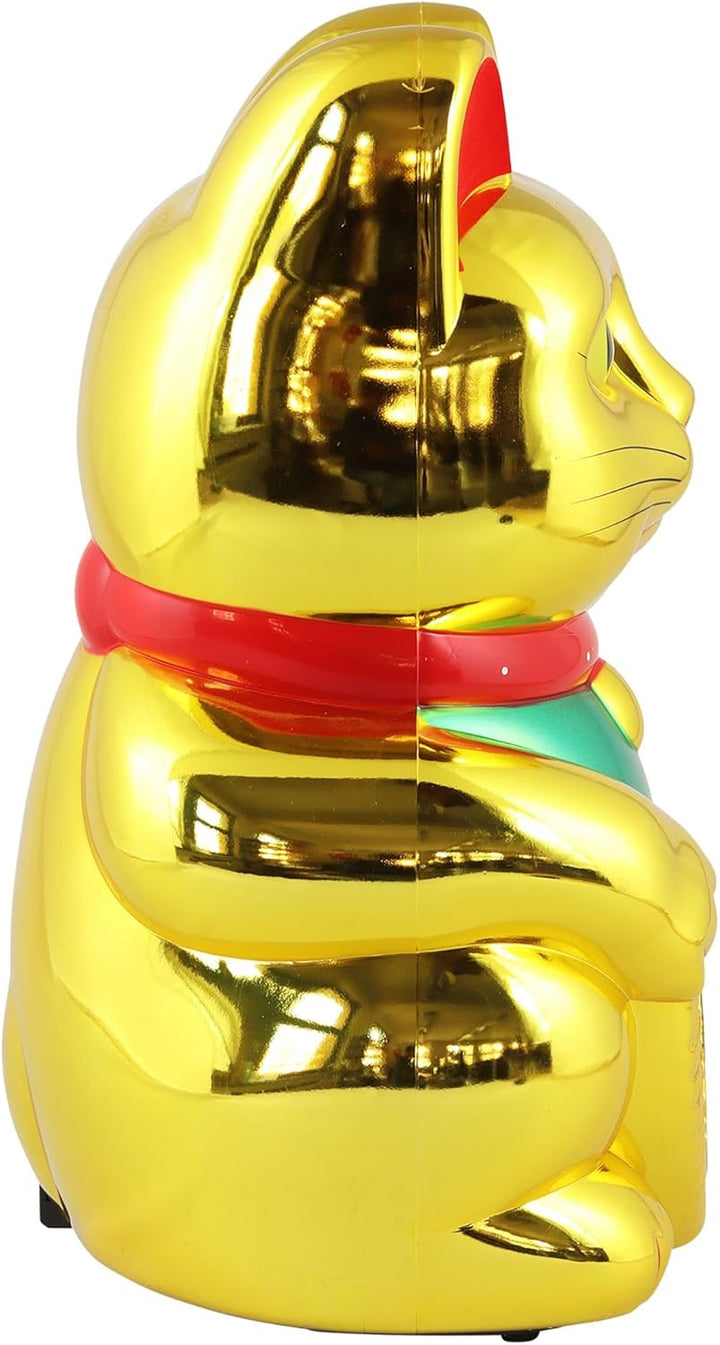 Freak Scene Glückskatze - Maneki-Neko - Winkekatze - 35 cm - Gold