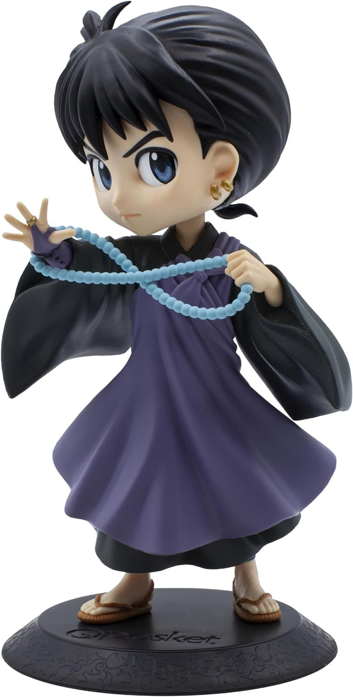 BANPRESTO Q Posket Figur Miroku Inuyasha, 14 cm, Mehrfarbig BP88123