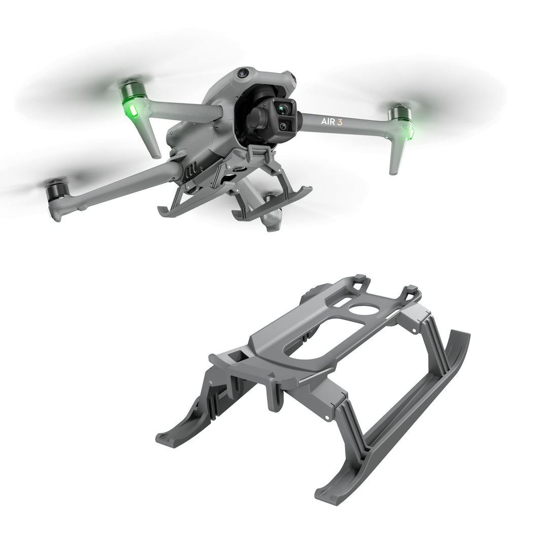 STARTRC PHOTO landefüsse für DJI Air 3S Zubehör, Faltbarer erweiterter Schnellspanner Drohnenschutz