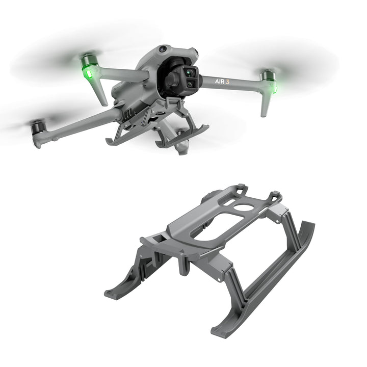 STARTRC PHOTO landefüsse für DJI Air 3S Zubehör, Faltbarer erweiterter Schnellspanner Drohnenschutz