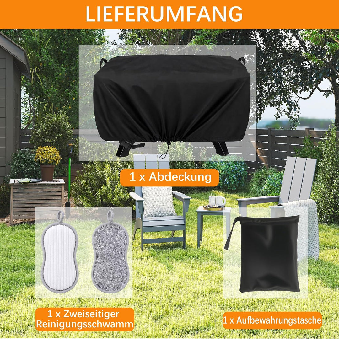 Pizzaofen Abdeckung für Cozze 90349 13" Gas Pizza Ofen,13 Zoll abdeckhaube,Cozze 13 Abdeckung Staubd