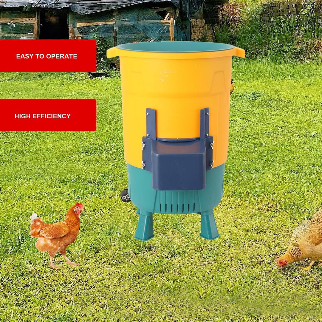 LALABU Gewerblicher Futterhäcksler, 550W 30L Gemüsehäcksler mit 400 kg/h Stündliche Schneidkapazität