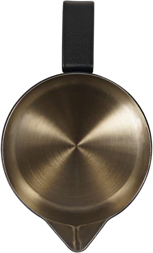Dianoo Espresso Dampfkrug 350ml, Milchaufschäumkrug Edelstahl mit Messung, Milchaufschäumbecher, Kaf