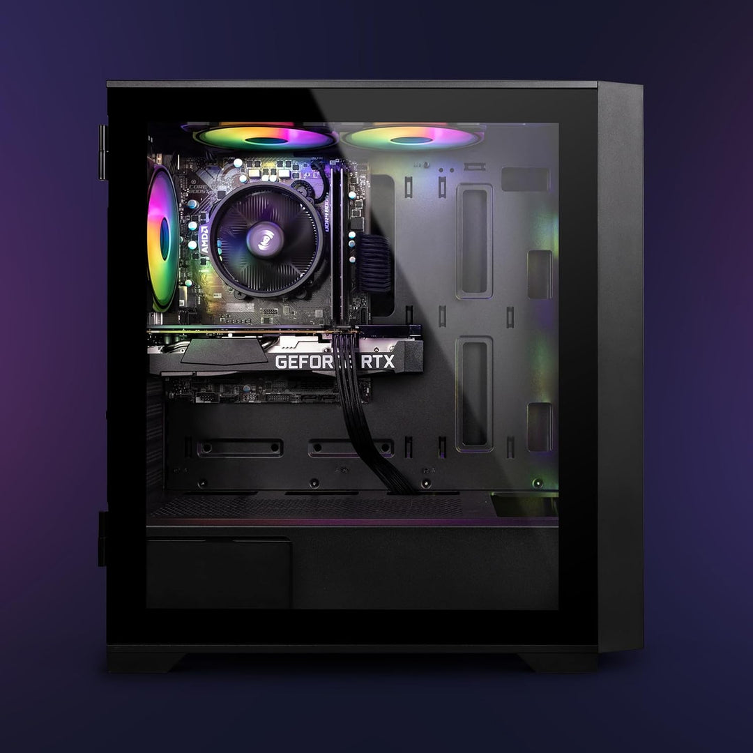 Vibox V-8 Gaming PC Set Komplett • Monitor 23 Zoll • AMD Ryzen 5 5500 4,2GHz • Nvidia RTX 3050 6GB •