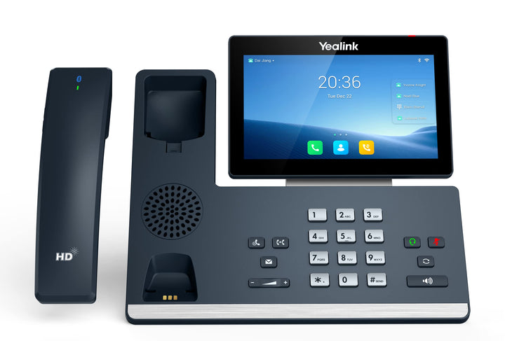 Yealink SIP-T58W PRO - VoIP-Telefon - mit Bluetooth-Schnittstelle mit Rufnummernanzeige, Schwarz, T5