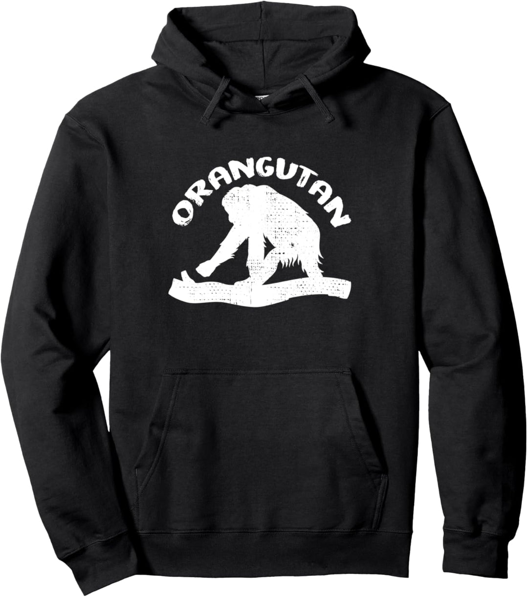 Orang-Utan Trees Affe Orang-Utan Pullover Hoodie