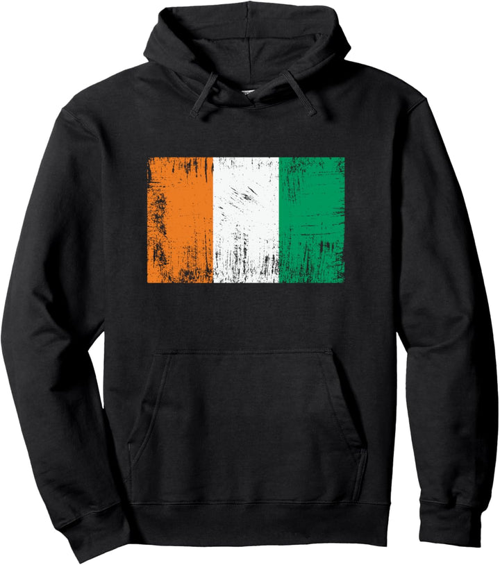 Ivory Coast Côte d'Ivoire Fahne Flagge Geschenk Fussball-Fan Pullover Hoodie