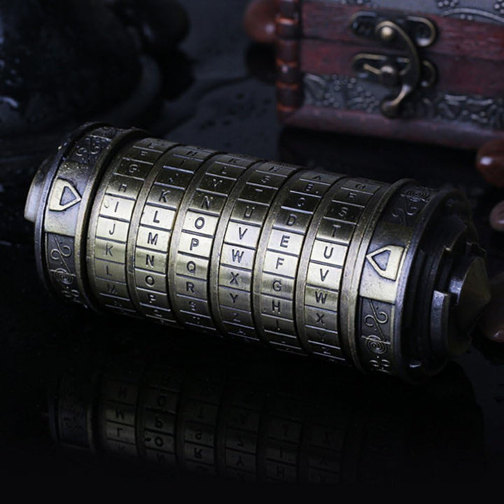 Da Vinci Code Mini Cryptex Rätsel und Puzzle für Weihnachten, Valentinstag und Geburtstag Freunde un