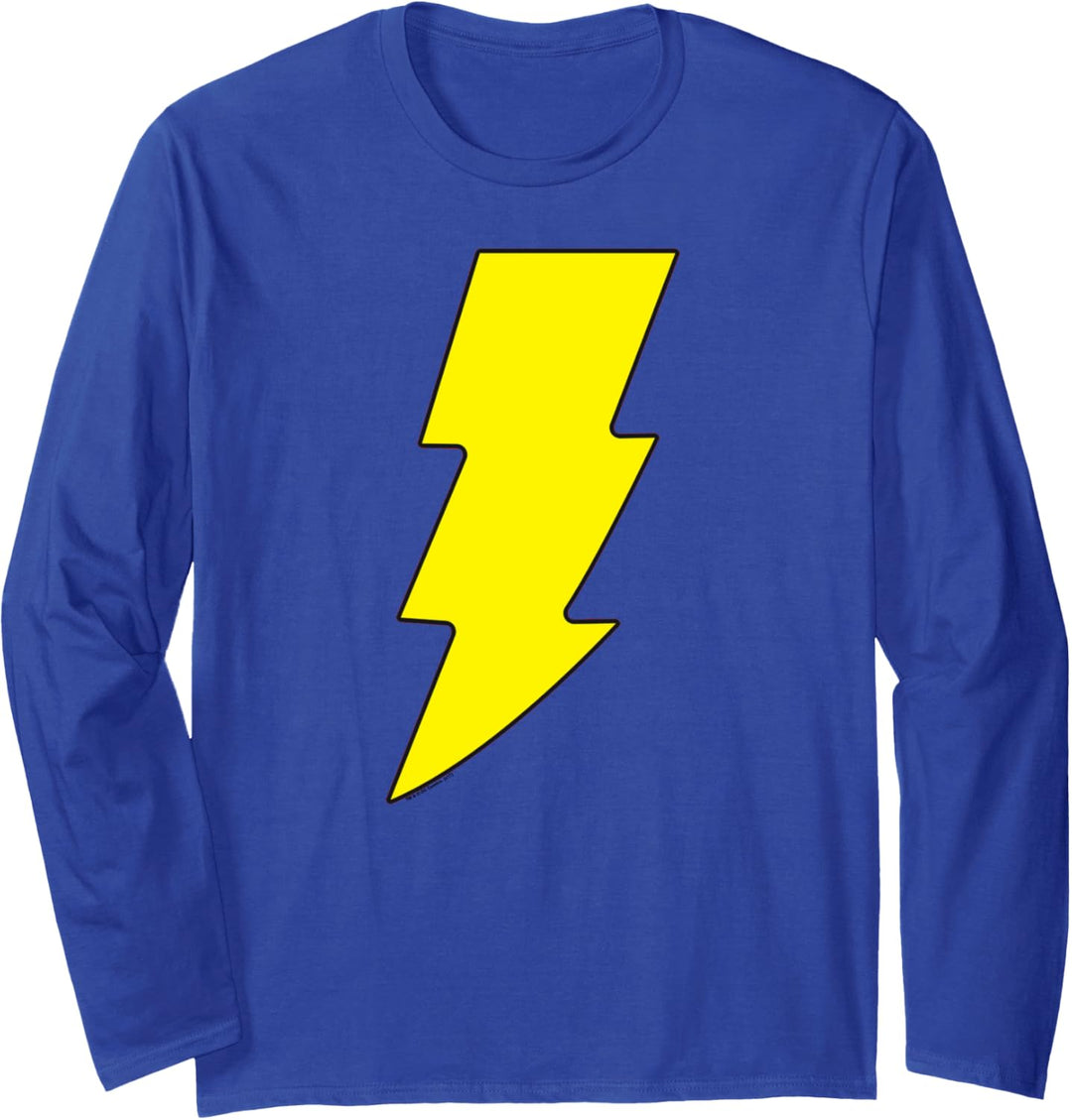 Justice League Shazam! Logo Langarmshirt