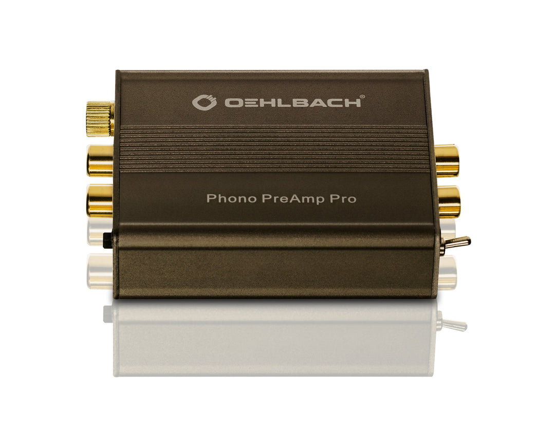 Oehlbach Phono PreAmp Pro - Phono-Vorverstärker - für Plattenspieler mit MM- oder MC-Tonabnehmer, ko