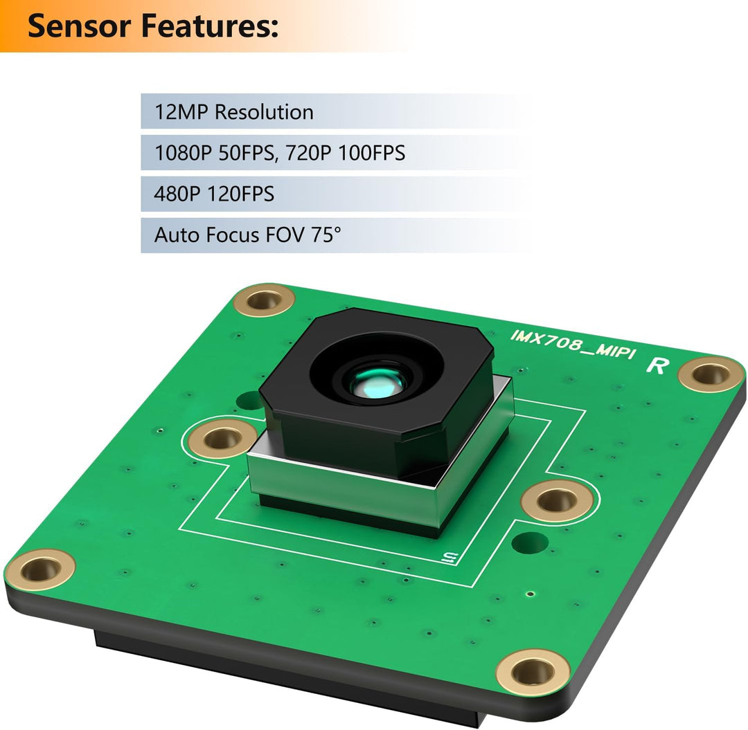 innomaker imx708 Camera modules for Raspberry pi Compatible pi Camera v3 (CAM-IMX708AF), CAM-IMX708A