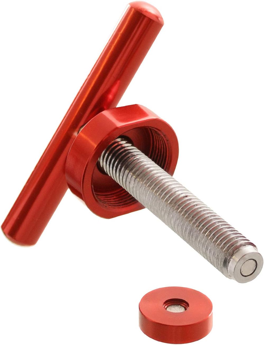 Heisenberg Pollenpresse Höhe: 120mm, Durchmesser: ∅ 40mm (Rot, Aluminium) Aluminium Rot, Aluminium R