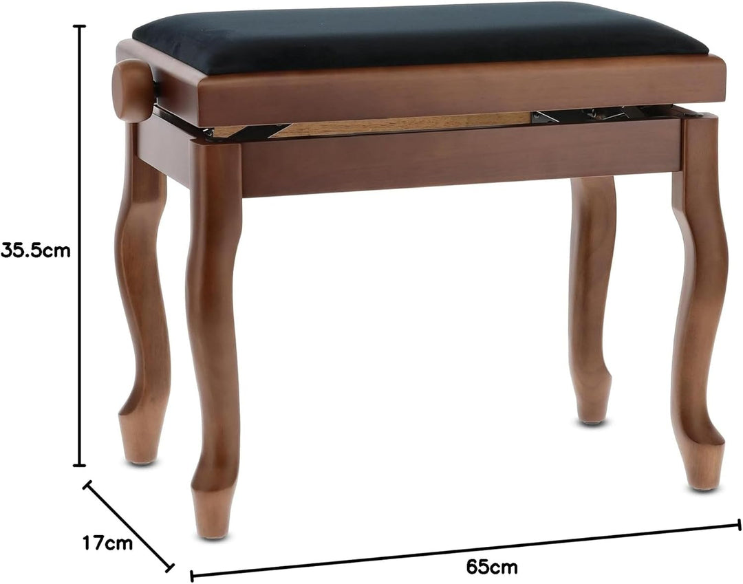 GEWA Sitzbänke, Holz, Nussbaum matt, Classic Nussbaum Matt Deluxe Classic, Nussbaum Matt Deluxe Clas