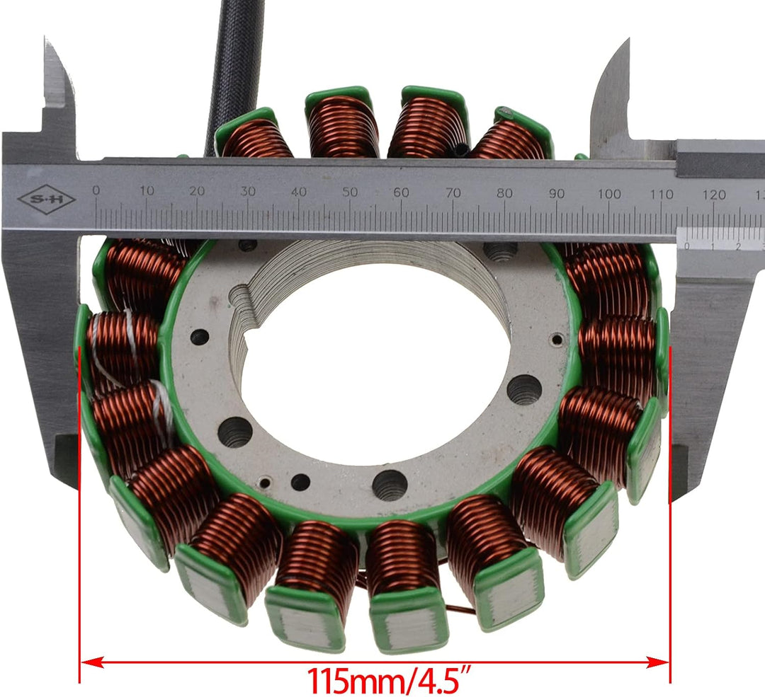 WOOSTAR 18 Spule Magneto Stator Ersatz für XV1100 1986-1999 XV700 XV750 1TA-81410-20 4PP-81410-00 1R