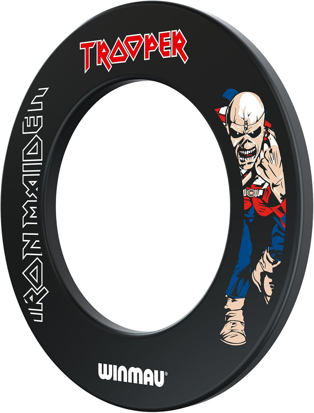 WINMAU Dartscheiben-Einfassungen Schwarz Trooper, Schwarz Trooper