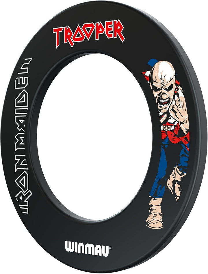 WINMAU Dartscheiben-Einfassungen Schwarz Trooper, Schwarz Trooper