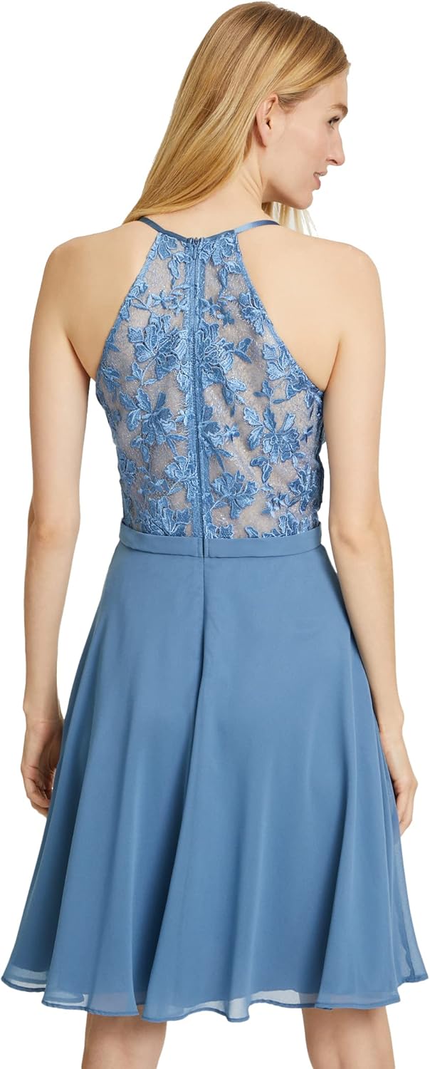 Vera Mont Damen Kleid 40 Used-blau., 40 Used-blau.
