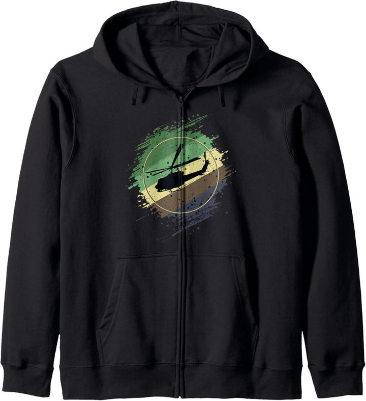 Militärhubschrauber AH-64 Apache Hubschrauber Geschenk Kapuzenjacke