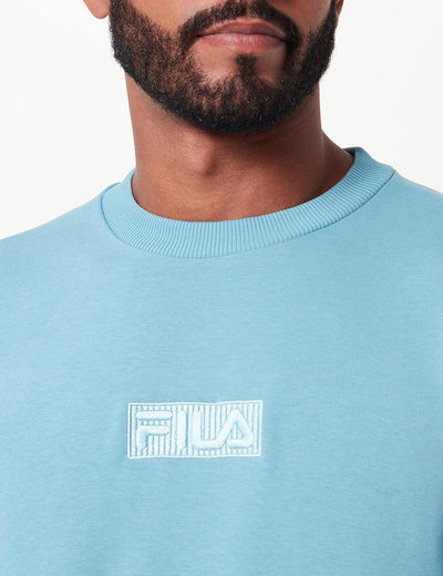 FILA Herren Bohinj Sweat Crew Sweatshirt XS Adriatic Blue, XS Adriatic Blue