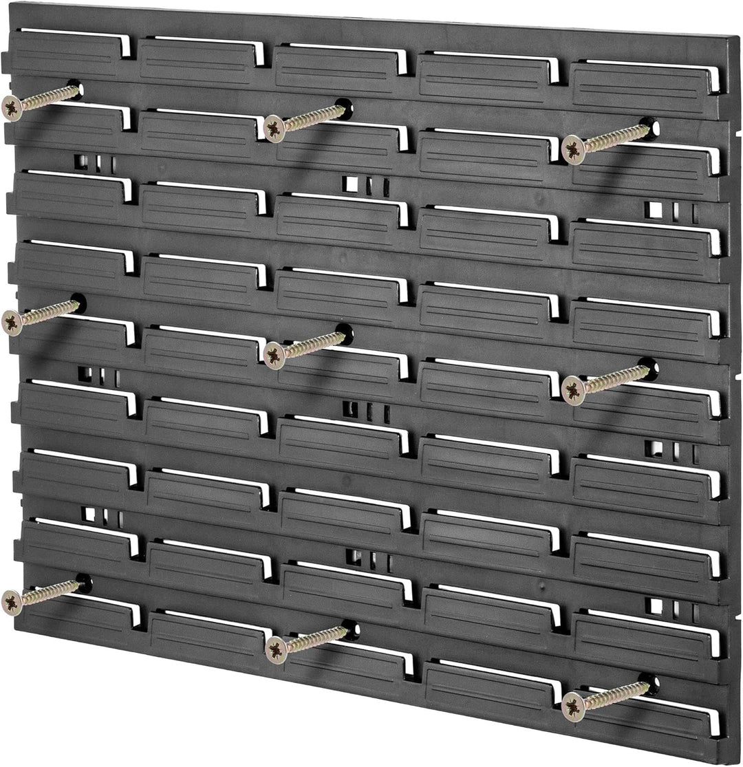 KADAX Werkzeugwandregal Gross, 174x78cm Lagersystem aus robustem Kunststoff, UV-Resistentes Modul-Sy