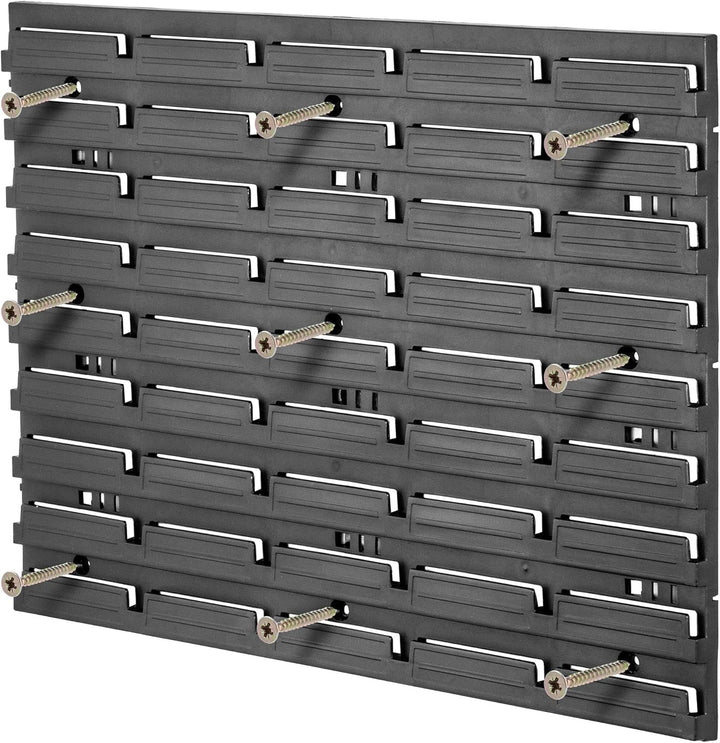 KADAX Werkzeugwandregal Gross, 174x78cm Lagersystem aus robustem Kunststoff, UV-Resistentes Modul-Sy