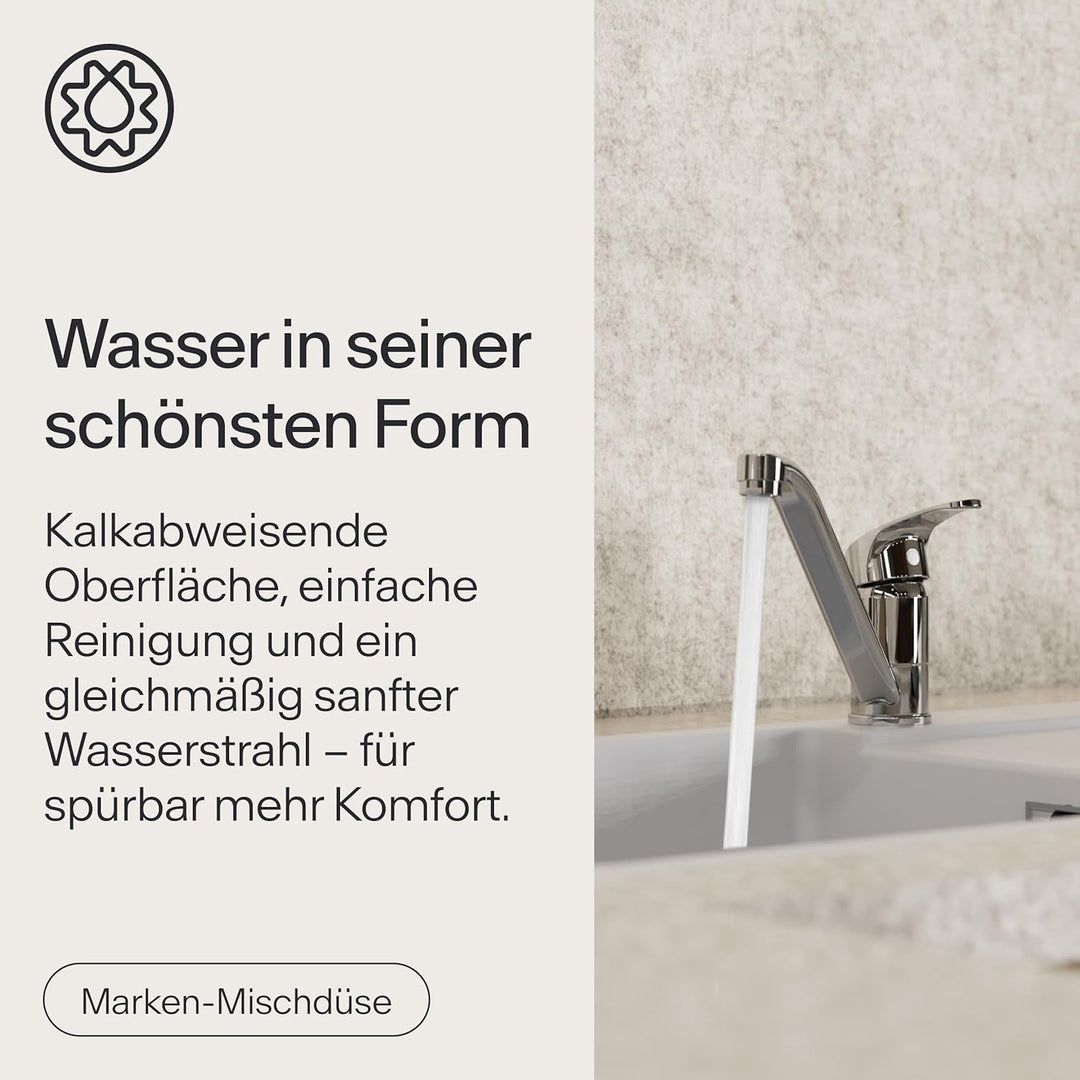 Küchenarmatur WK8 | Wasserhahn Küche | Armatur Spültisch | Mischbatterie für die Küche | Spültischar