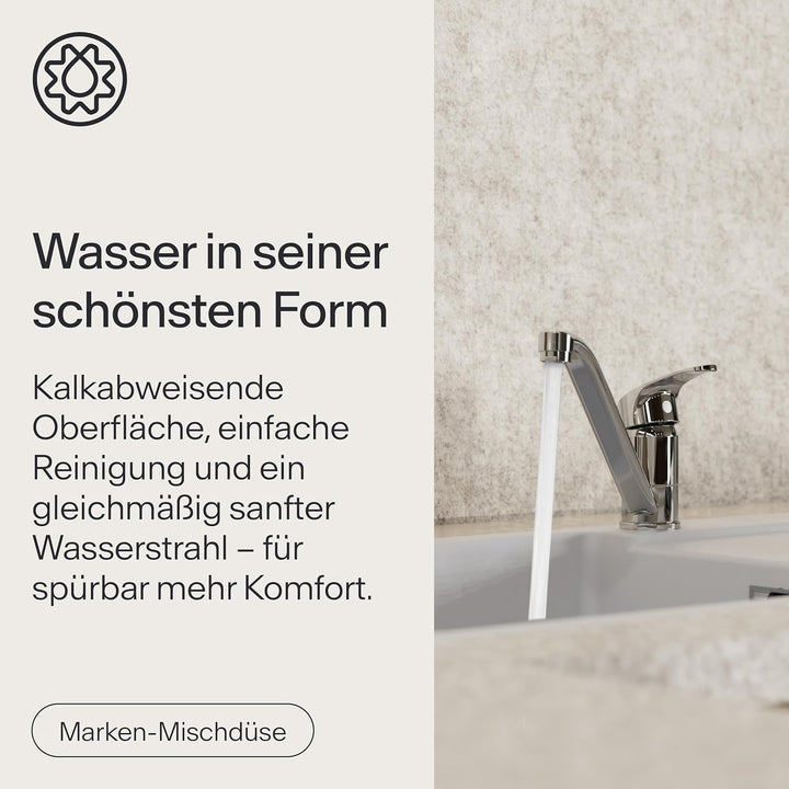 Küchenarmatur WK8 | Wasserhahn Küche | Armatur Spültisch | Mischbatterie für die Küche | Spültischar