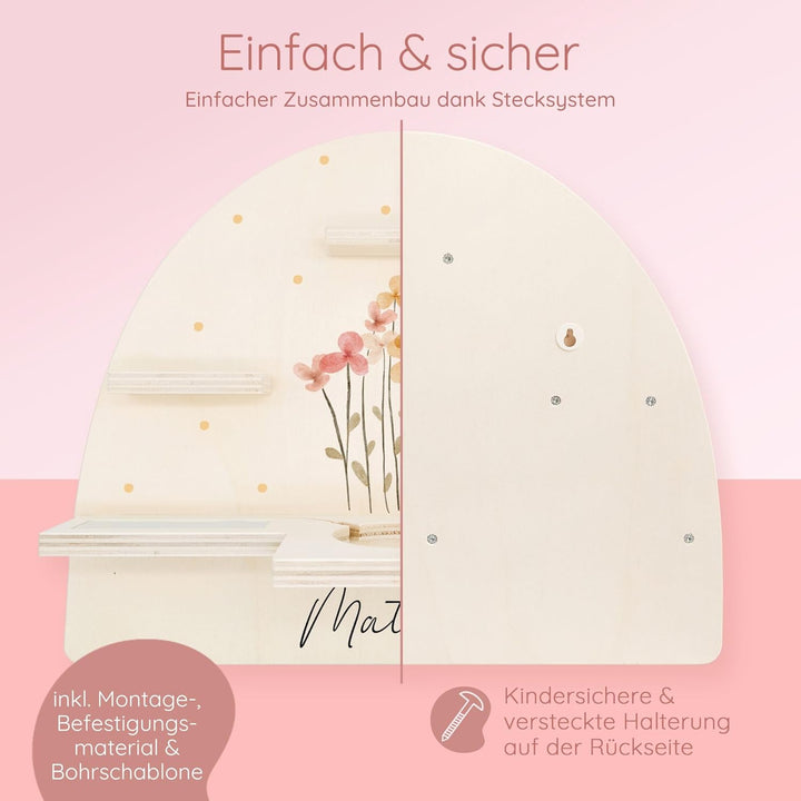 Bärenfreunde personalisiertes Tonie Regal für Kinderzimmer - Magnetisches Toniebox Regal für Toniebo