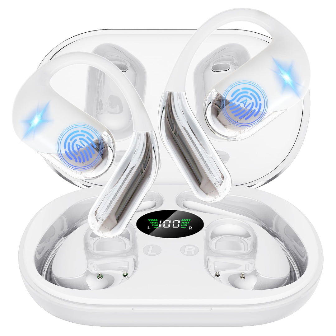 Real-Time AI Translation Earbuds, 198 Language Translator Earbuds, German-English Translator, AI Übe