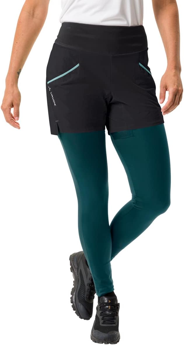 VAUDE Damen Hose Women's Crana Zo Pants 36 Schwarz, 36 Schwarz