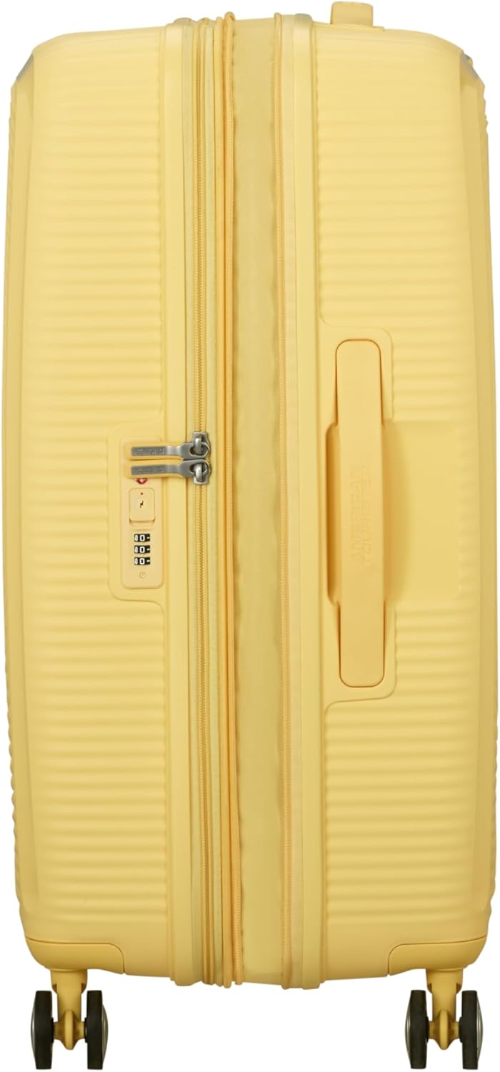 American Tourister Soundbox - Hartschalen-Koffer Mittelgross, 67 cm - Trolley mit 4 Rollen, TSA-Schl